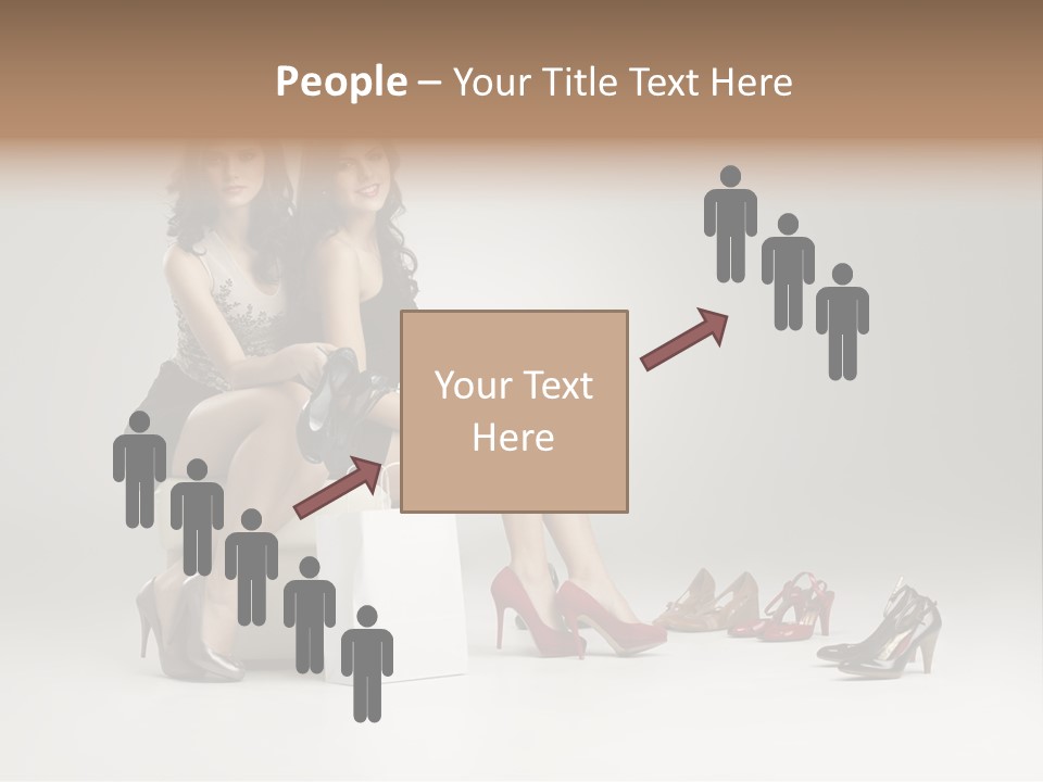 Casual Modern Girl PowerPoint Template