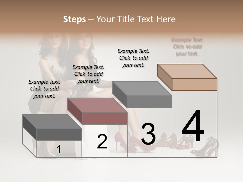 Casual Modern Girl PowerPoint Template