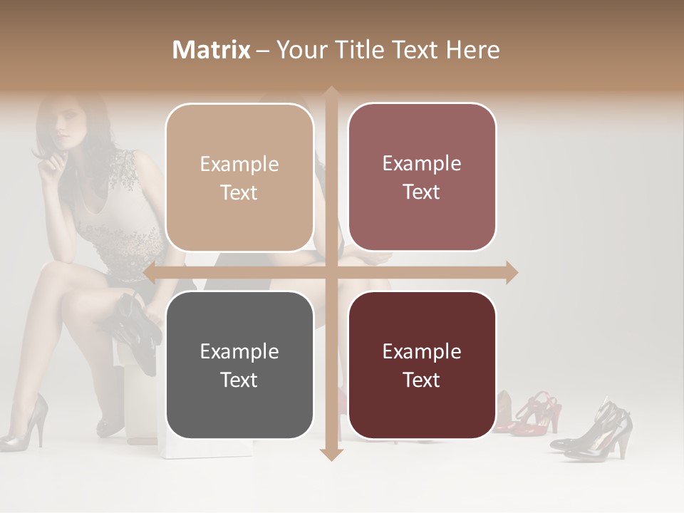 Mall Beautiful Footwear PowerPoint Template