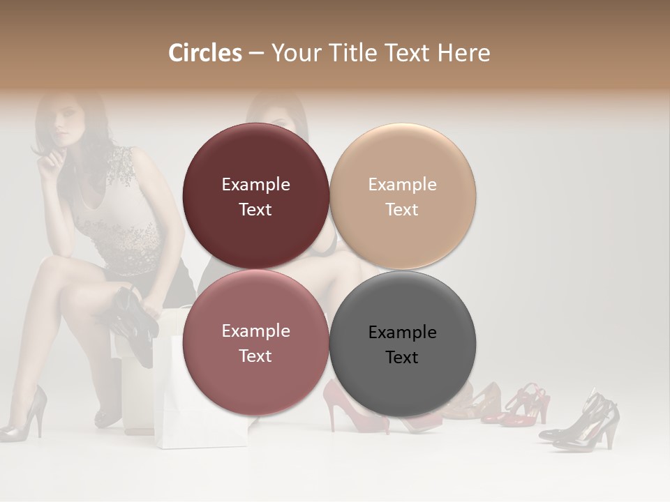 Mall Beautiful Footwear PowerPoint Template