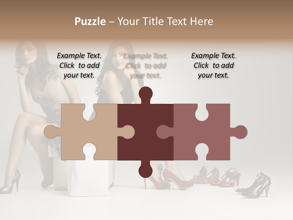 Mall Beautiful Footwear PowerPoint Template