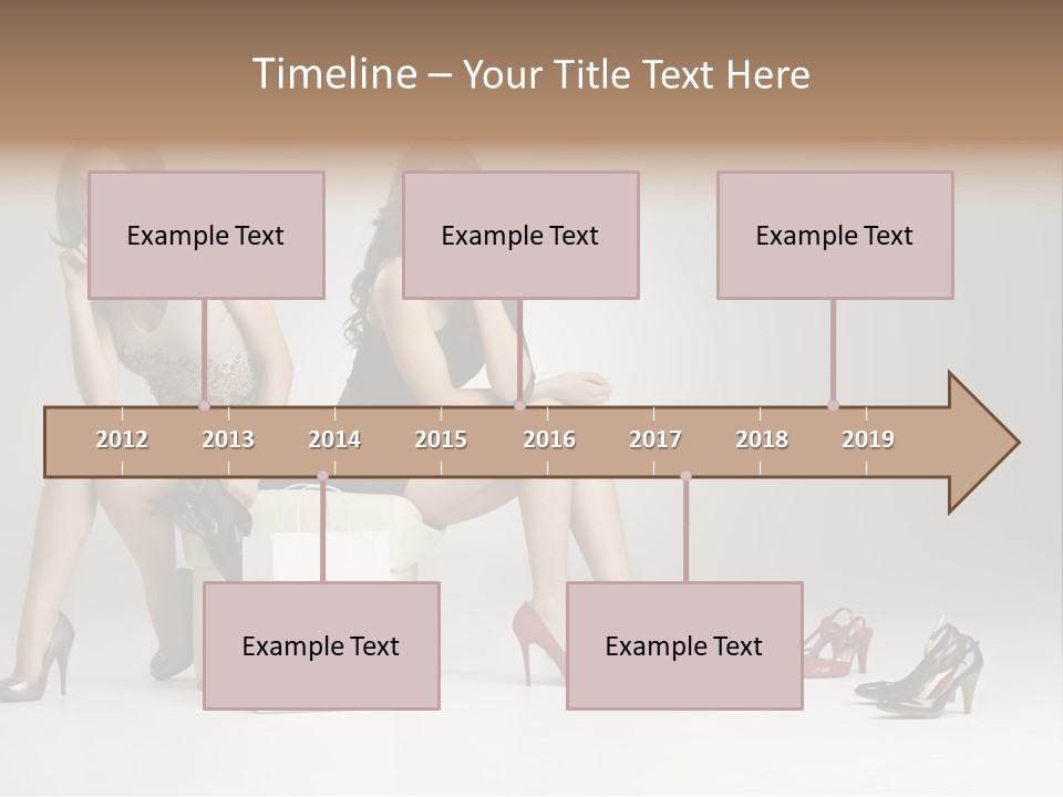 Mall Beautiful Footwear PowerPoint Template