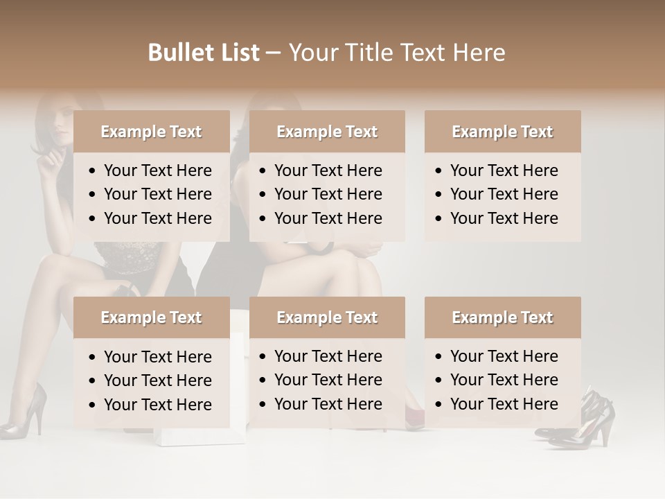 Mall Beautiful Footwear PowerPoint Template