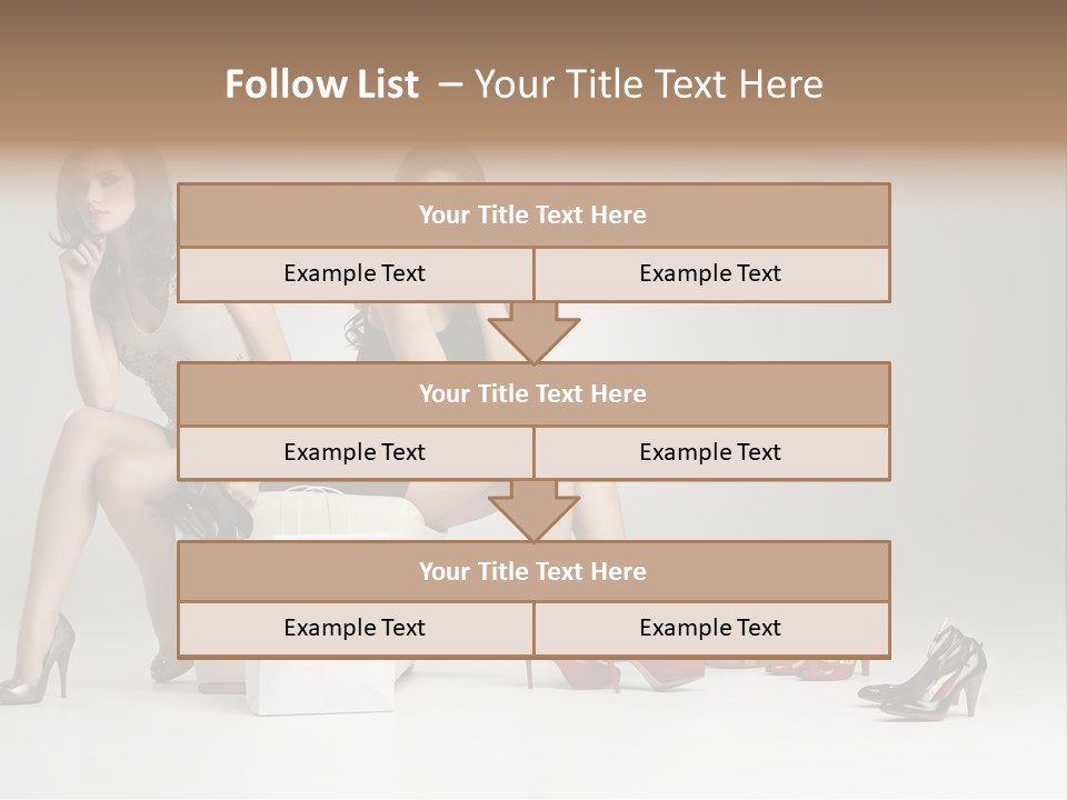 Mall Beautiful Footwear PowerPoint Template