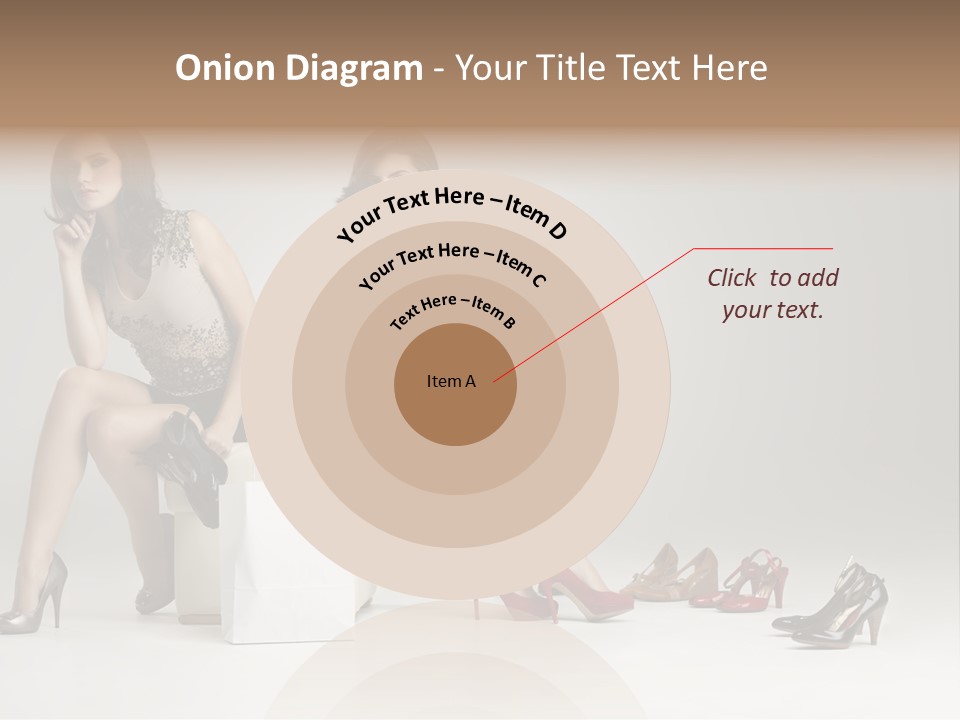 Mall Beautiful Footwear PowerPoint Template