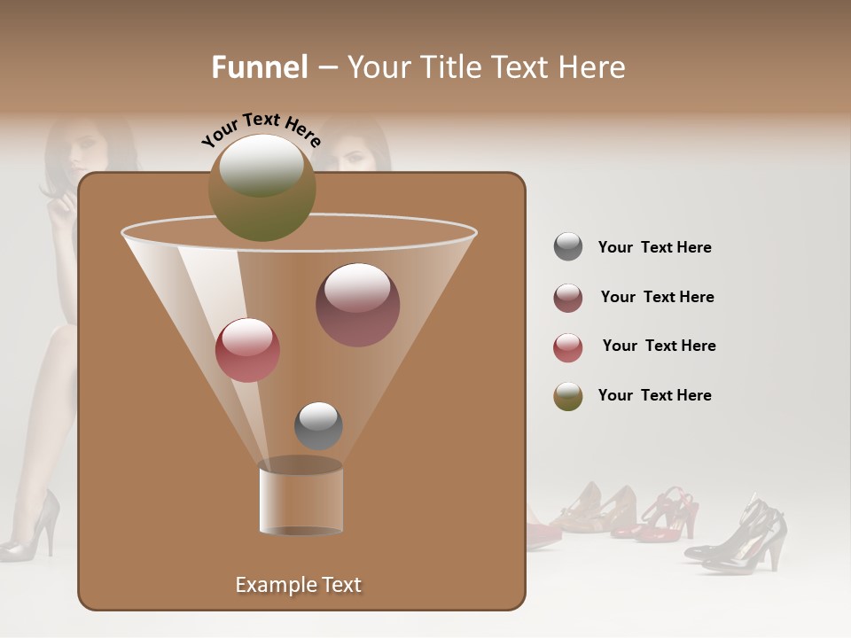 Mall Beautiful Footwear PowerPoint Template