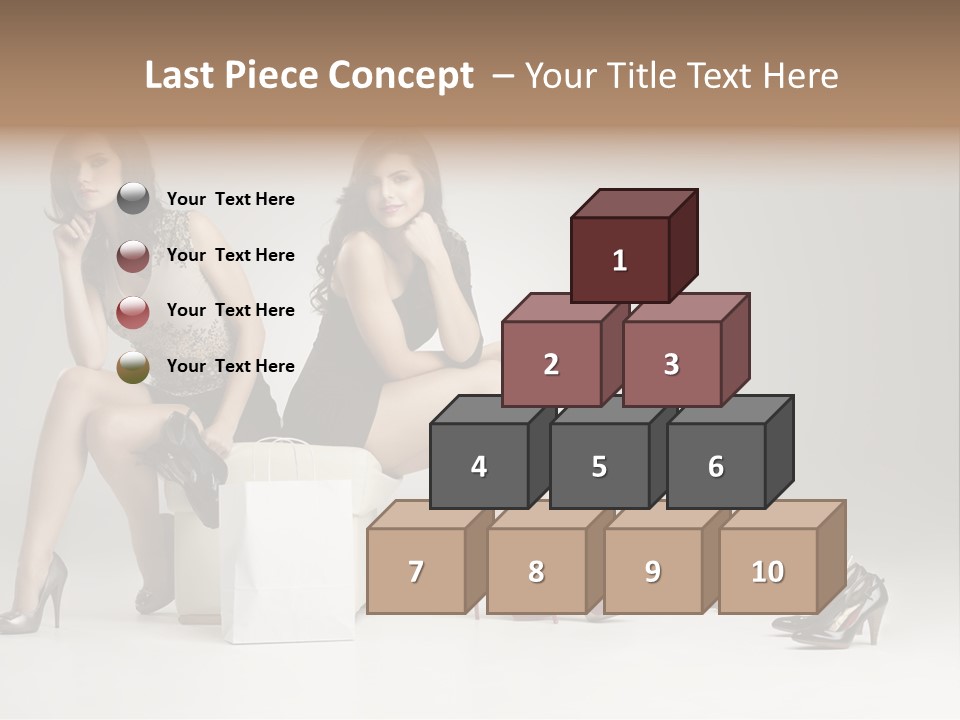 Mall Beautiful Footwear PowerPoint Template