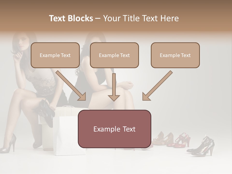 Mall Beautiful Footwear PowerPoint Template