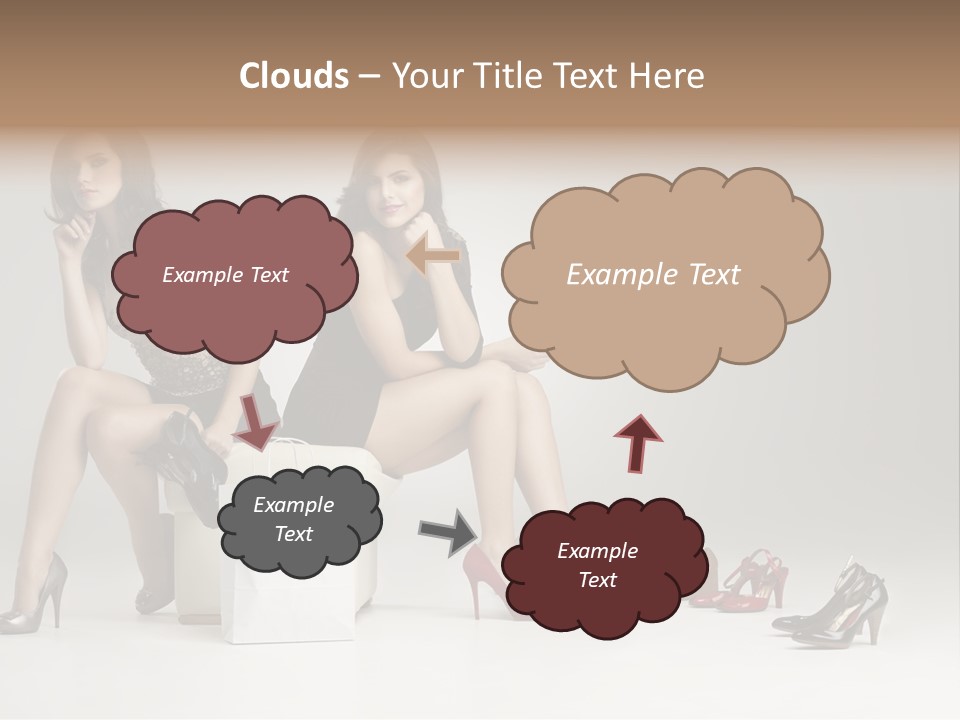 Mall Beautiful Footwear PowerPoint Template