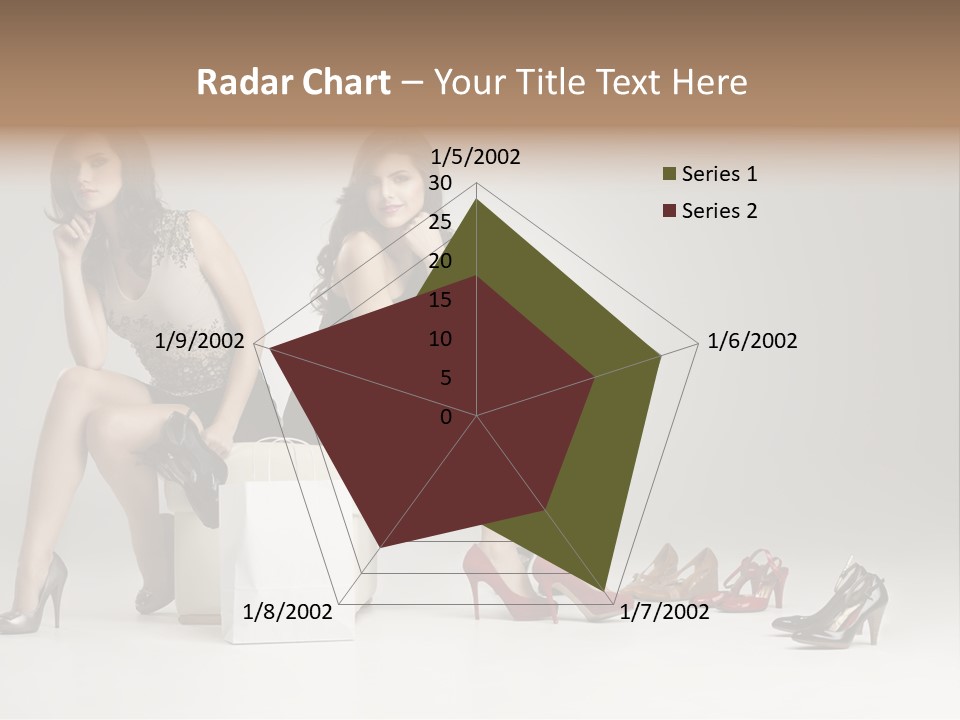 Mall Beautiful Footwear PowerPoint Template