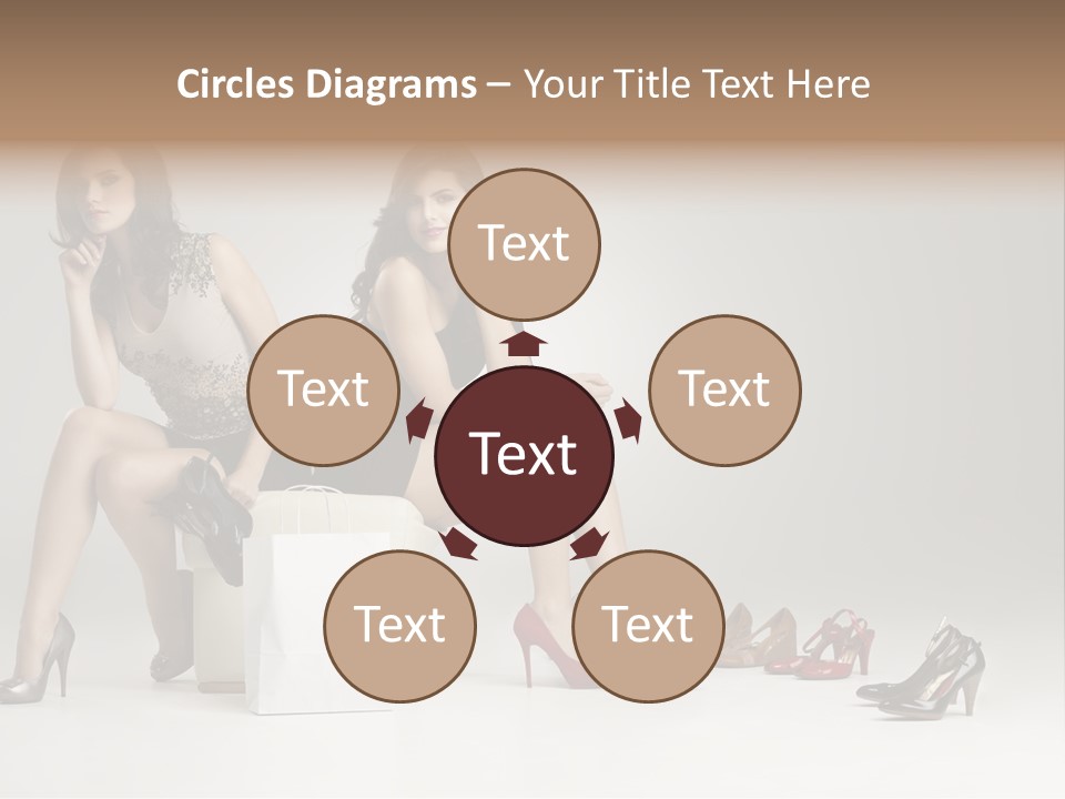 Mall Beautiful Footwear PowerPoint Template