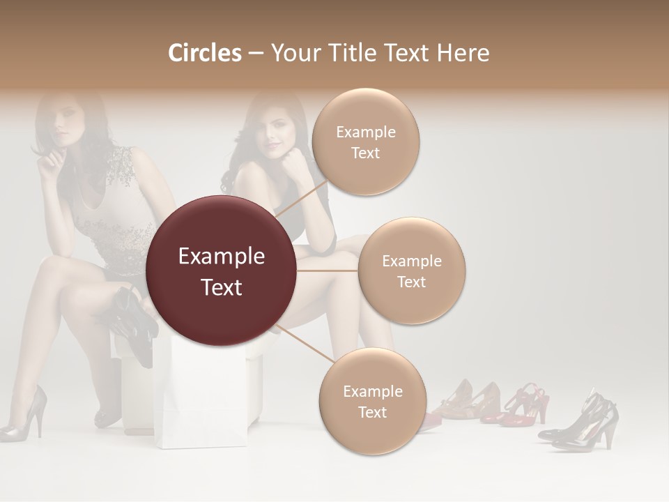 Mall Beautiful Footwear PowerPoint Template