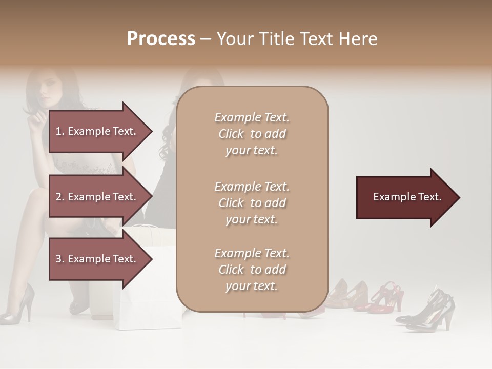 Mall Beautiful Footwear PowerPoint Template