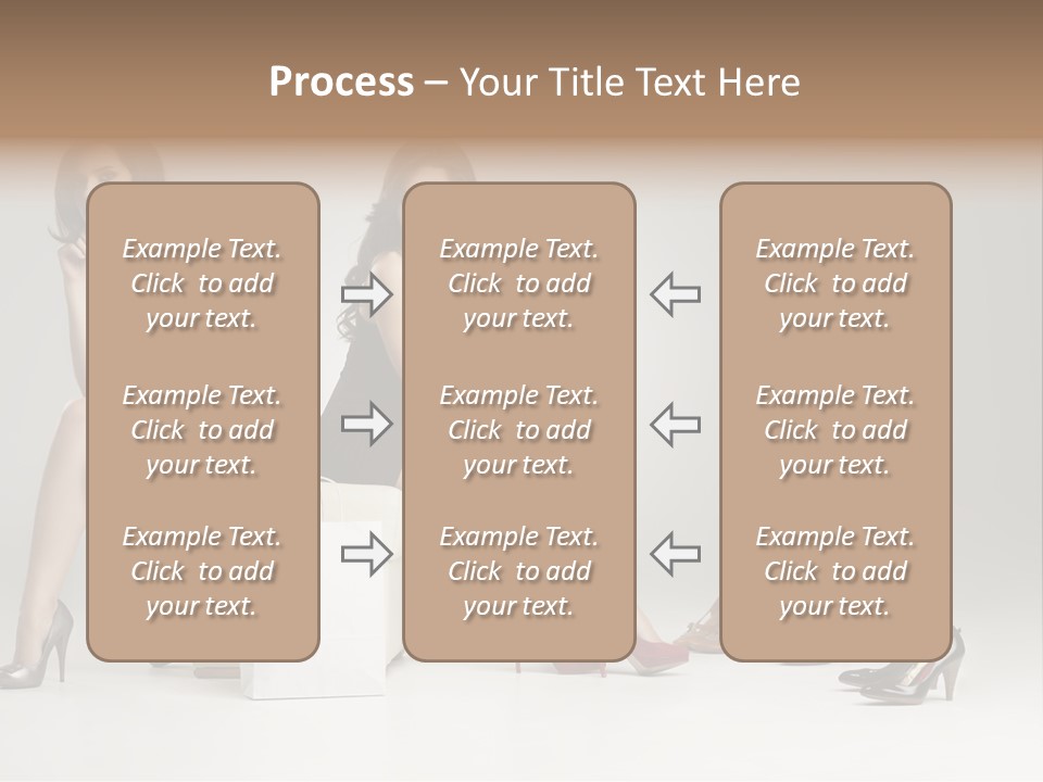Mall Beautiful Footwear PowerPoint Template