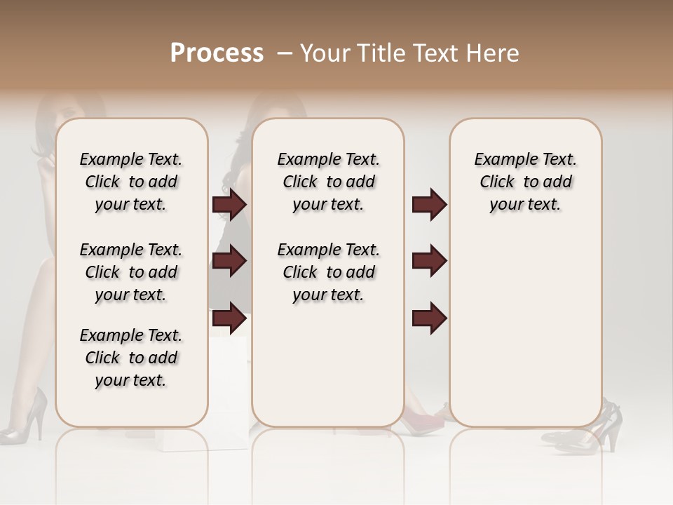 Mall Beautiful Footwear PowerPoint Template
