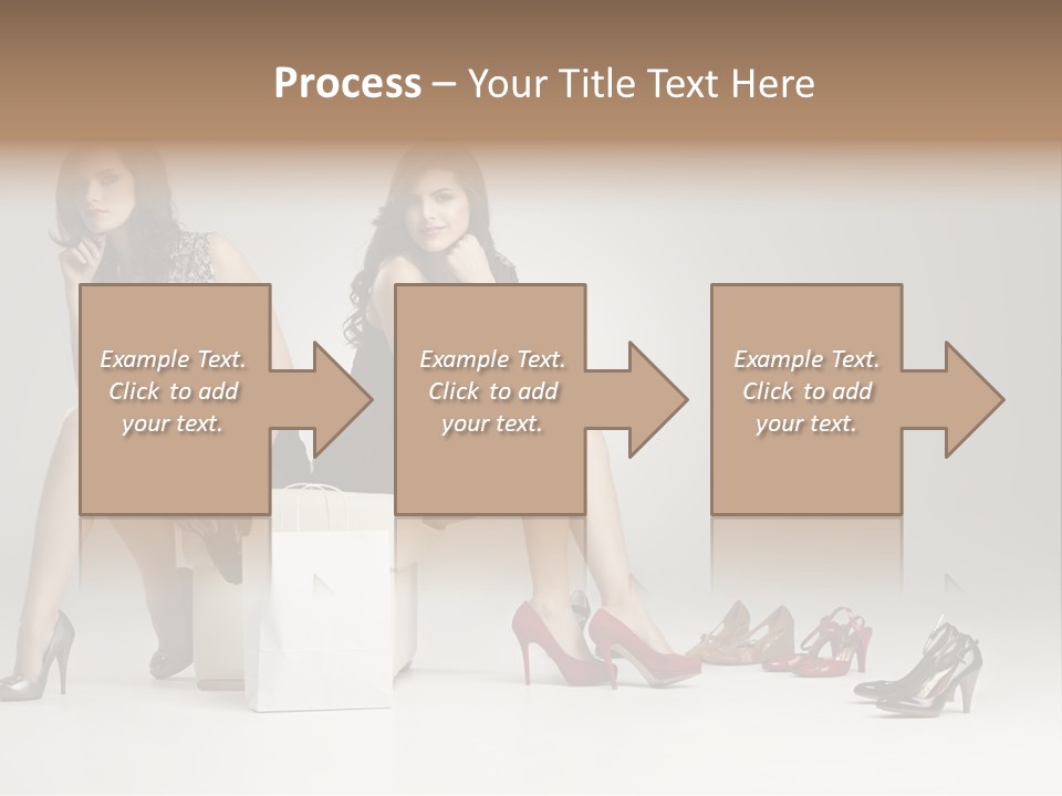 Mall Beautiful Footwear PowerPoint Template