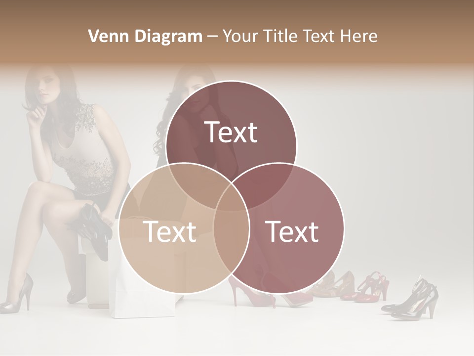 Mall Beautiful Footwear PowerPoint Template