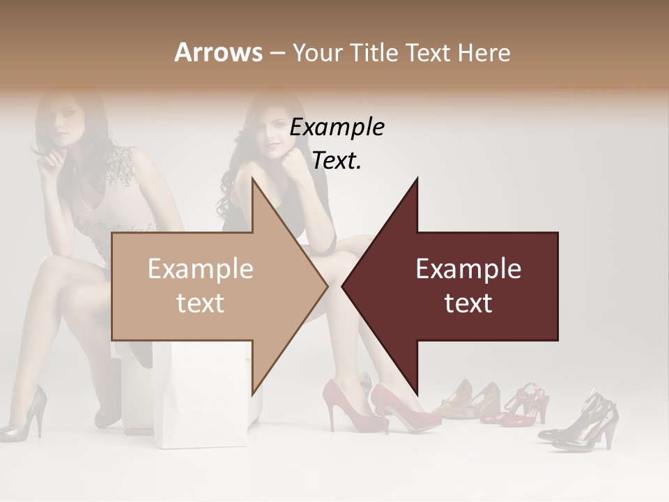 Mall Beautiful Footwear PowerPoint Template