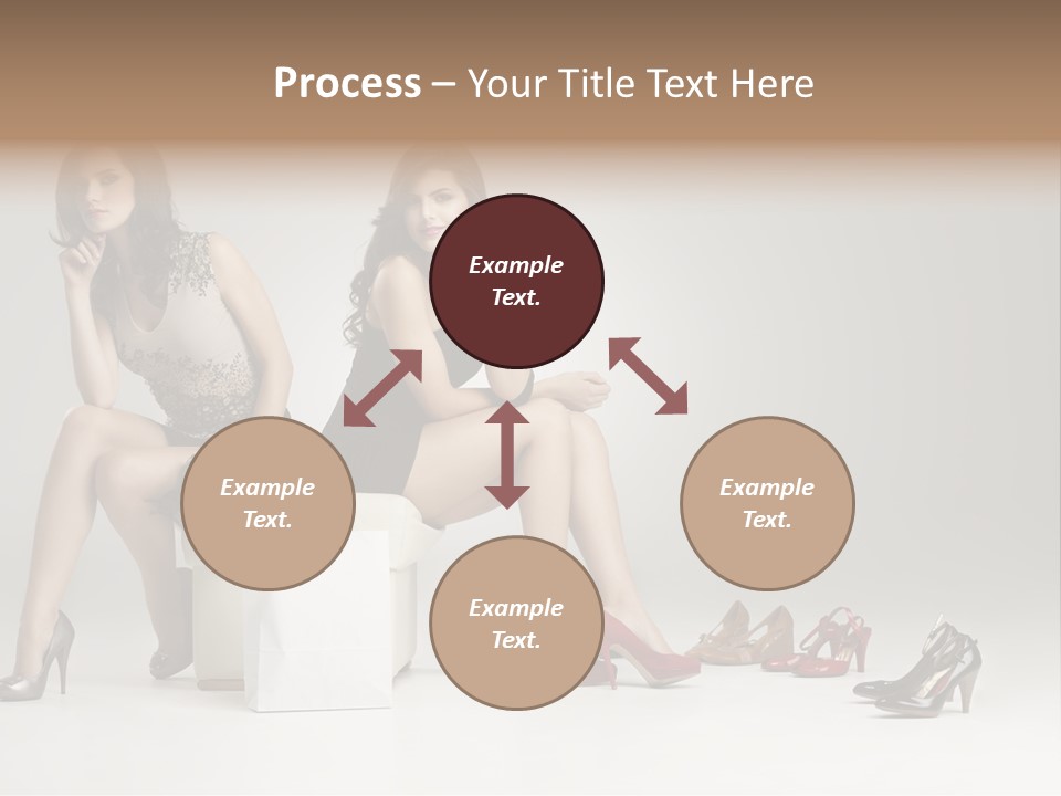 Mall Beautiful Footwear PowerPoint Template