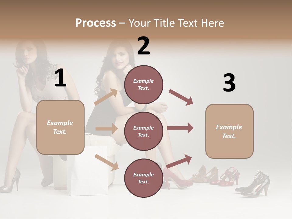 Mall Beautiful Footwear PowerPoint Template