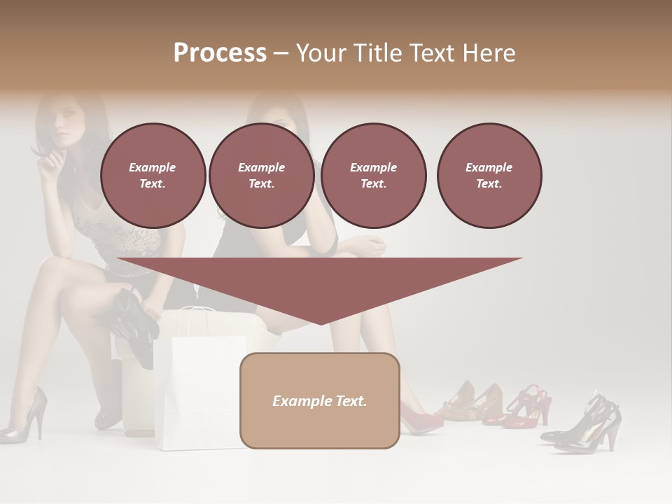 Mall Beautiful Footwear PowerPoint Template