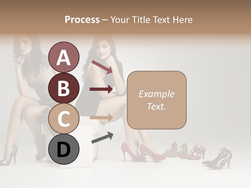 Mall Beautiful Footwear PowerPoint Template