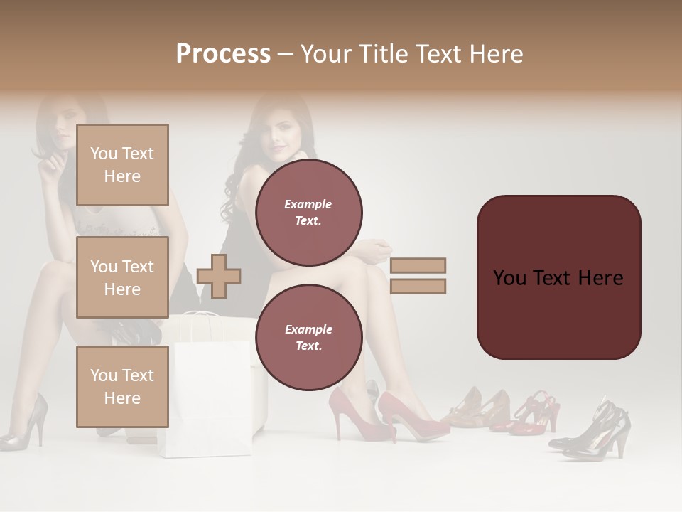 Mall Beautiful Footwear PowerPoint Template