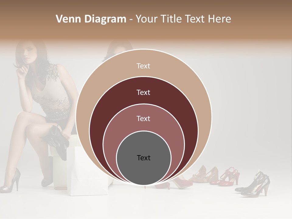 Mall Beautiful Footwear PowerPoint Template