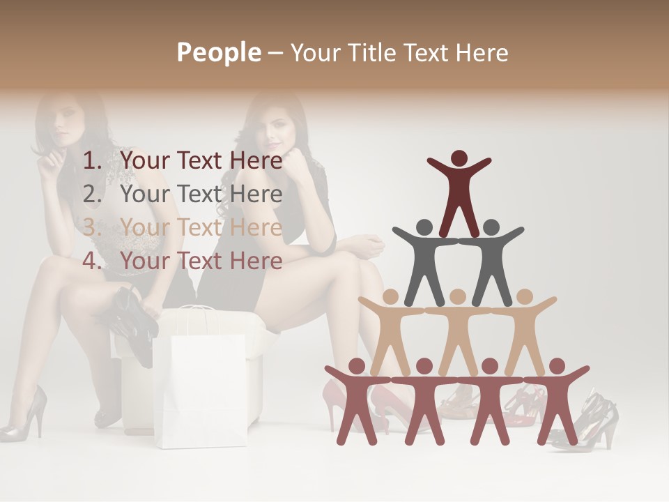 Mall Beautiful Footwear PowerPoint Template