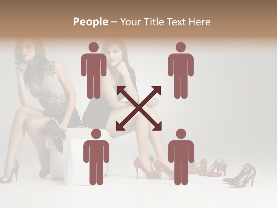 Mall Beautiful Footwear PowerPoint Template