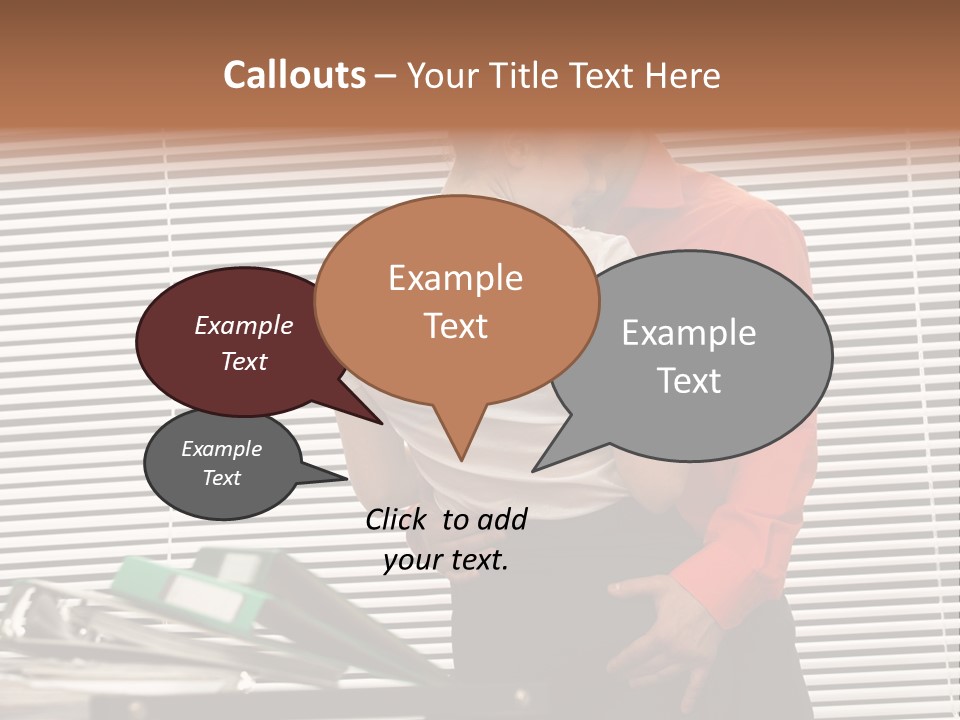 Male Hold  PowerPoint Template