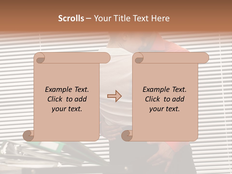 Male Hold  PowerPoint Template