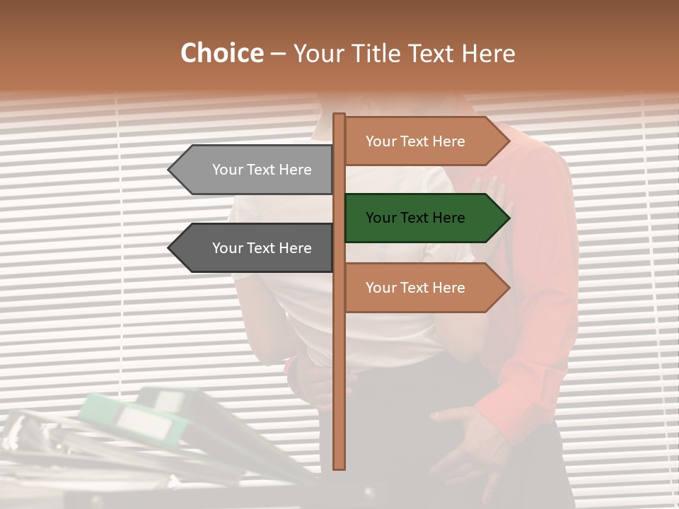 Male Hold  PowerPoint Template