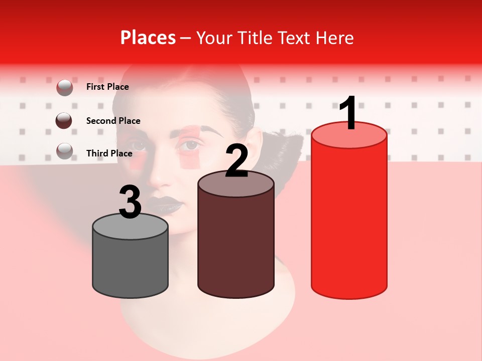 Lady Hair Woman PowerPoint Template