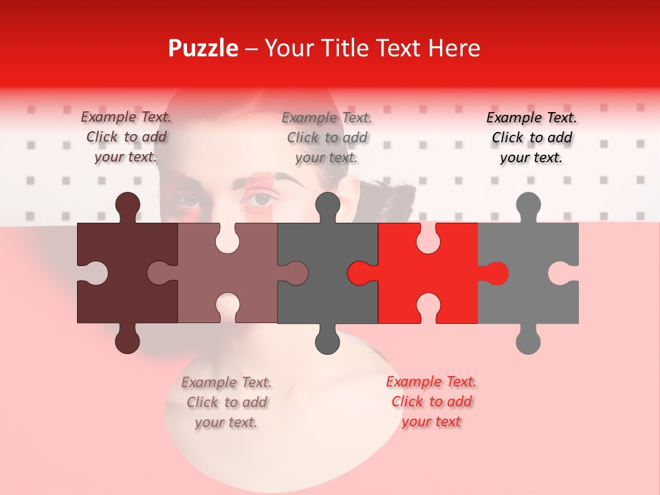 Lady Hair Woman PowerPoint Template