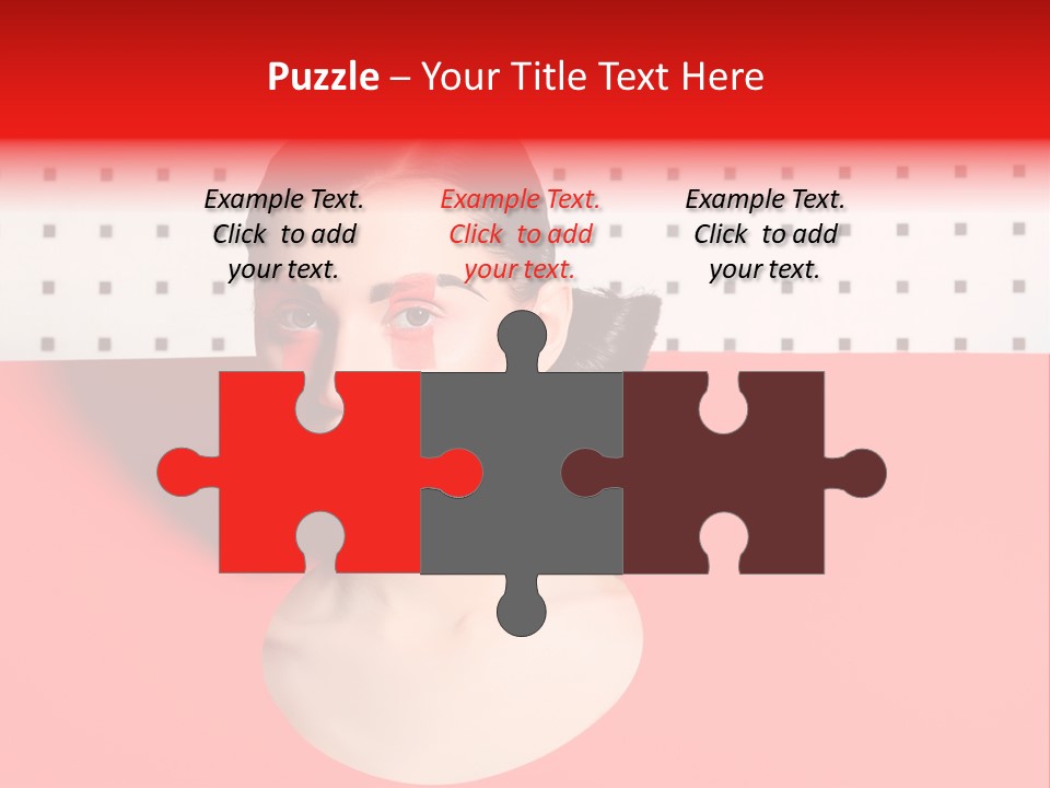 Lady Hair Woman PowerPoint Template