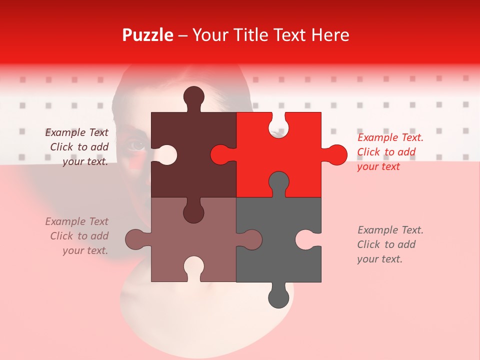 Lady Hair Woman PowerPoint Template