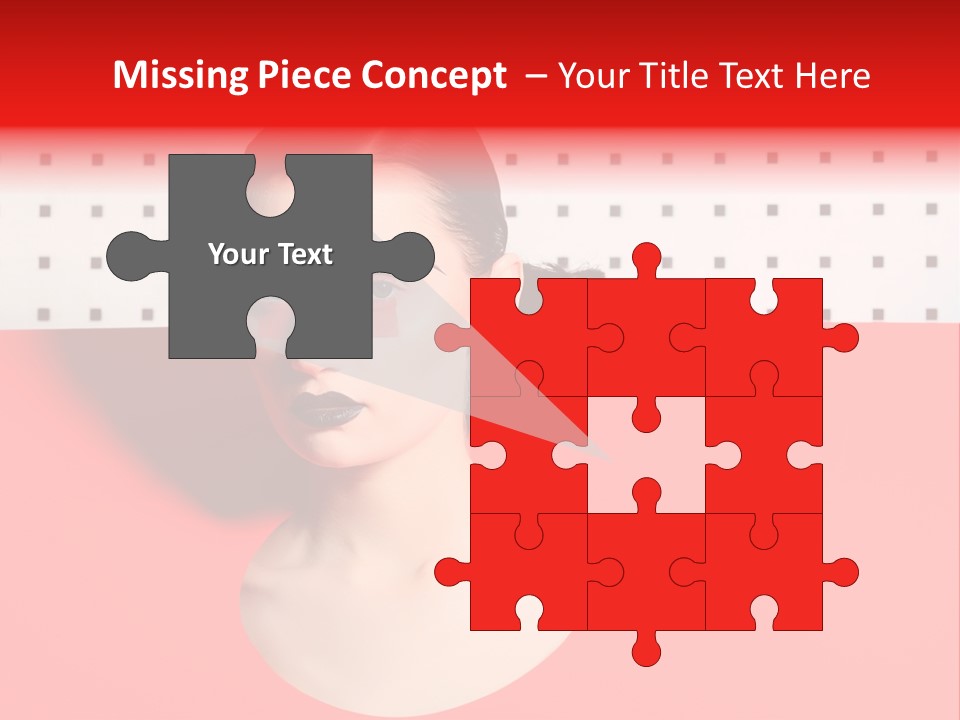 Lady Hair Woman PowerPoint Template