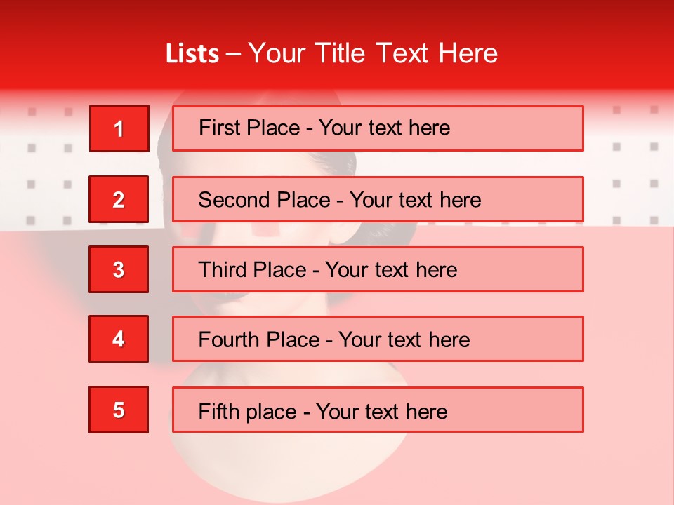 Lady Hair Woman PowerPoint Template