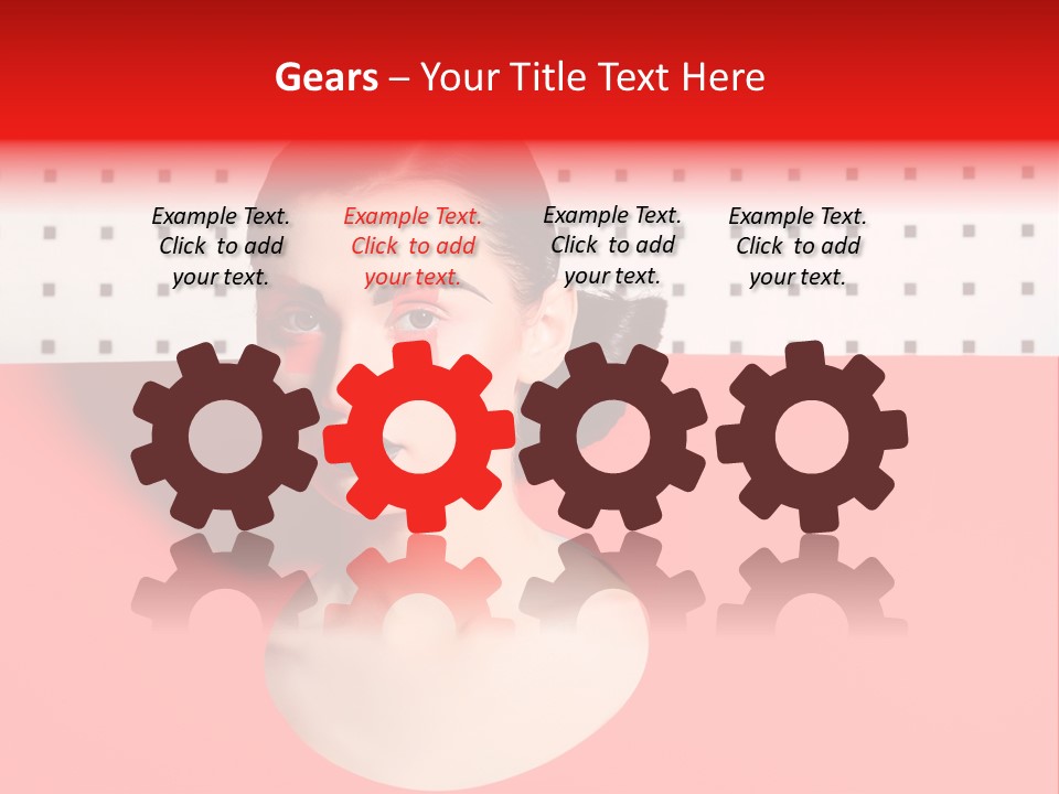 Lady Hair Woman PowerPoint Template