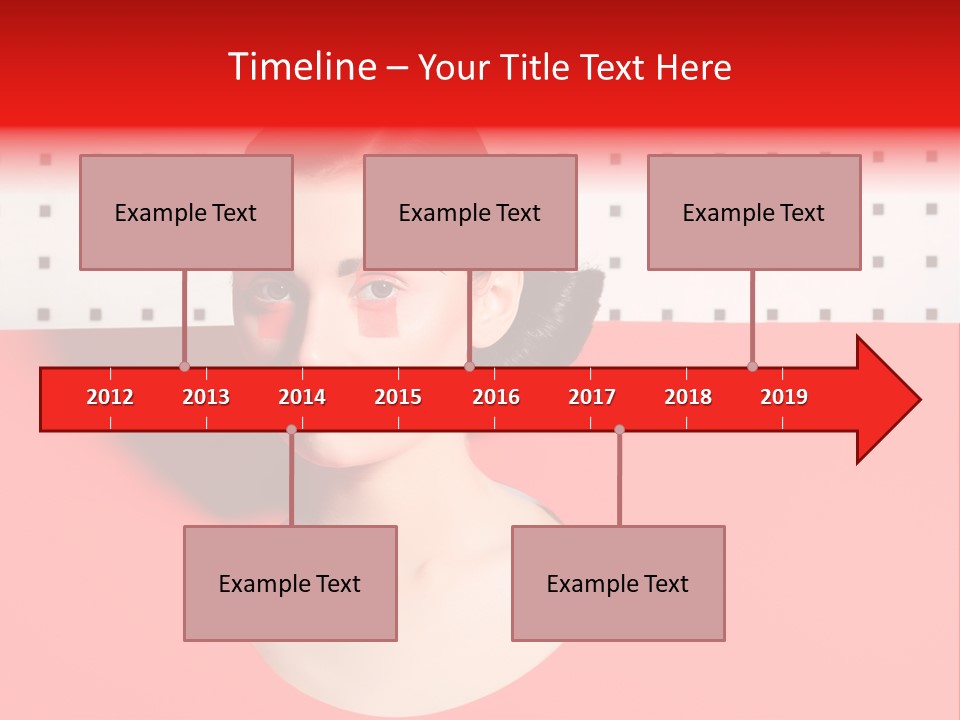 Lady Hair Woman PowerPoint Template