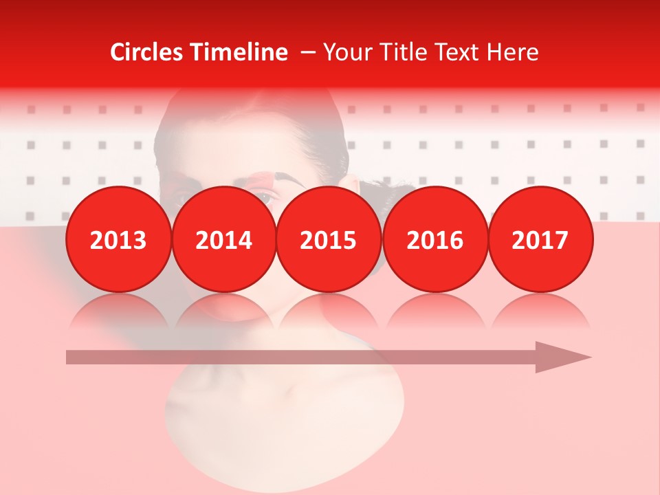 Lady Hair Woman PowerPoint Template