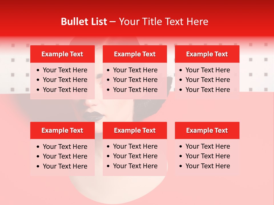 Lady Hair Woman PowerPoint Template