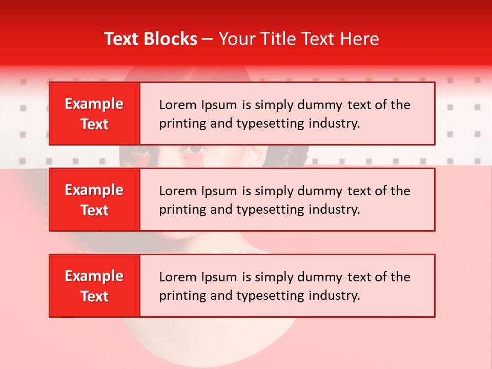 Lady Hair Woman PowerPoint Template