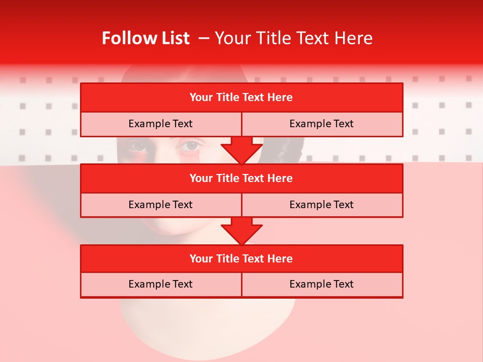 Lady Hair Woman PowerPoint Template