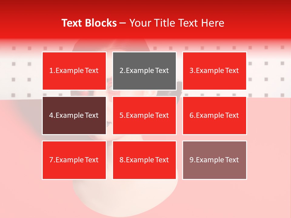 Lady Hair Woman PowerPoint Template