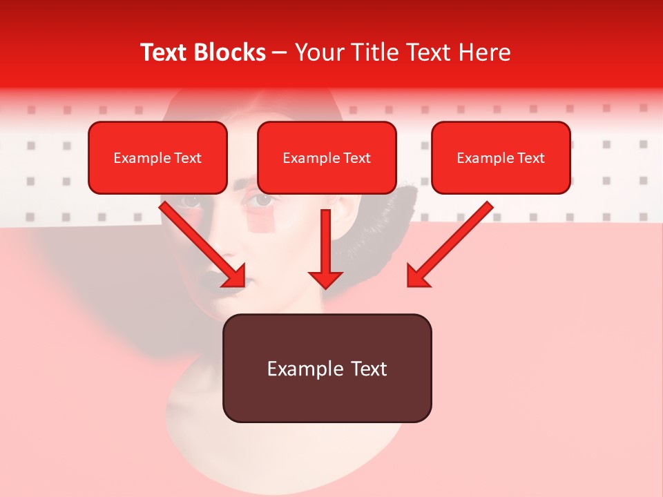 Lady Hair Woman PowerPoint Template