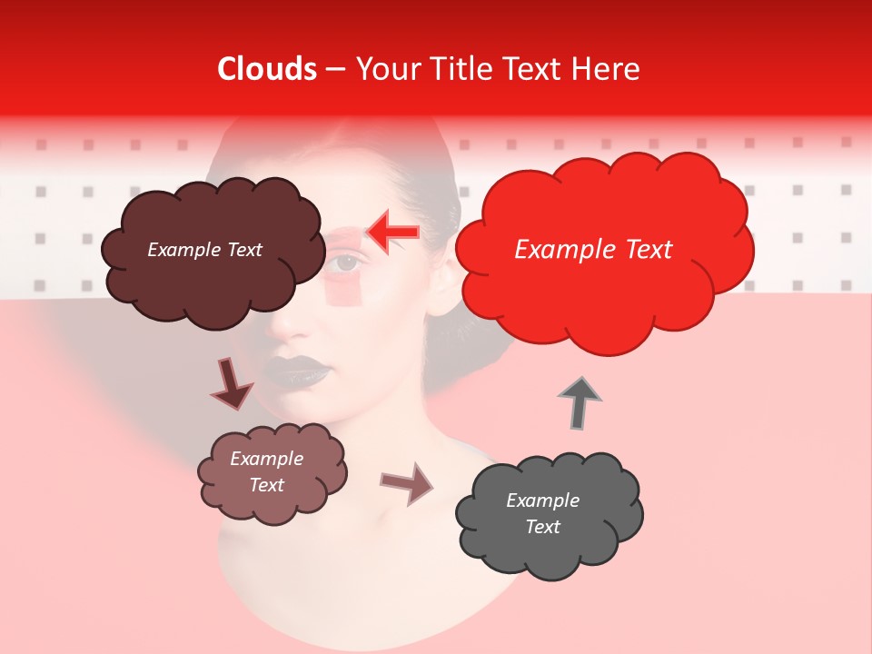 Lady Hair Woman PowerPoint Template