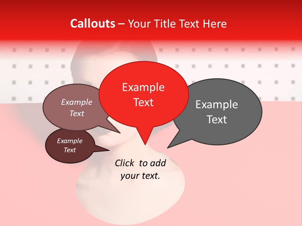 Lady Hair Woman PowerPoint Template