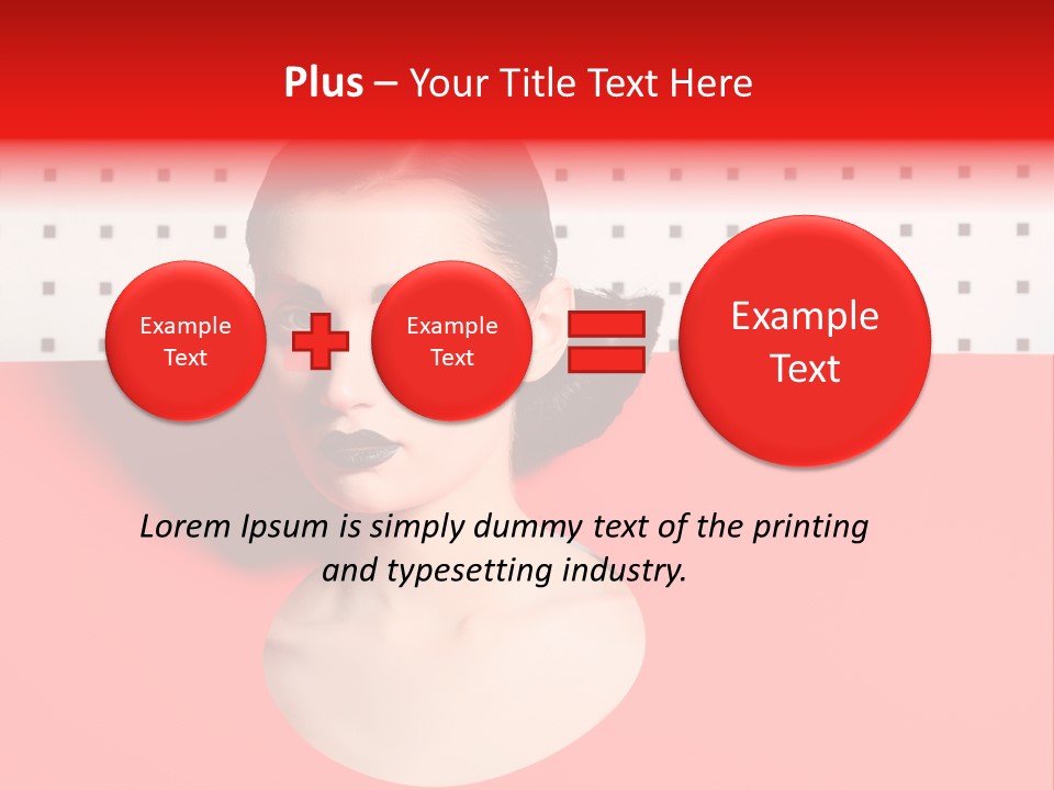 Lady Hair Woman PowerPoint Template
